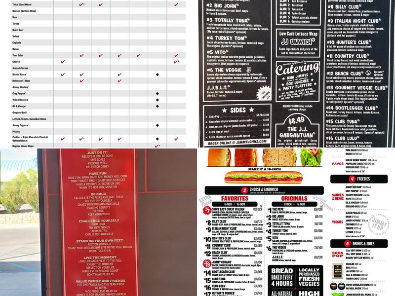 Jimmy John's Menu