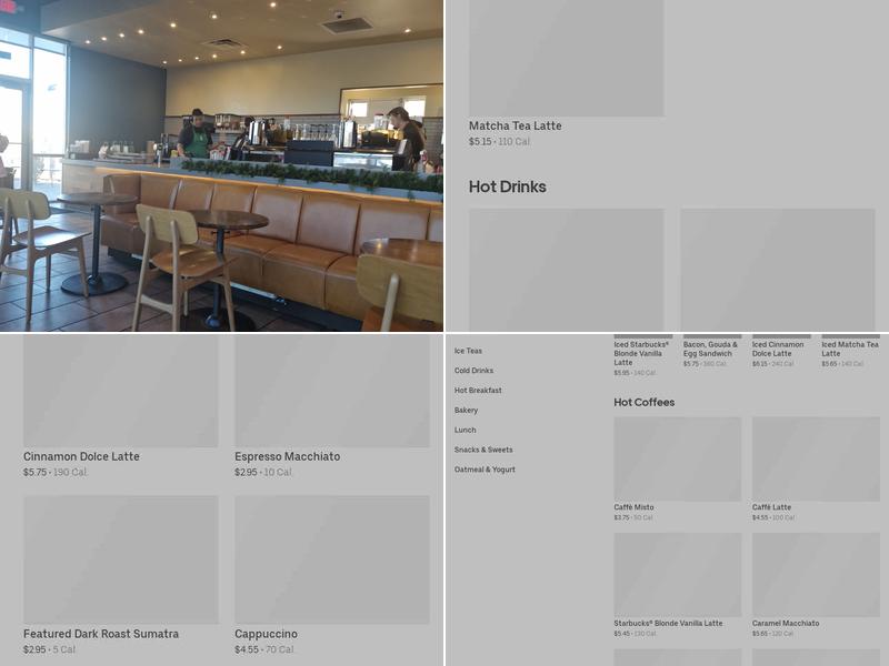Starbucks Menu