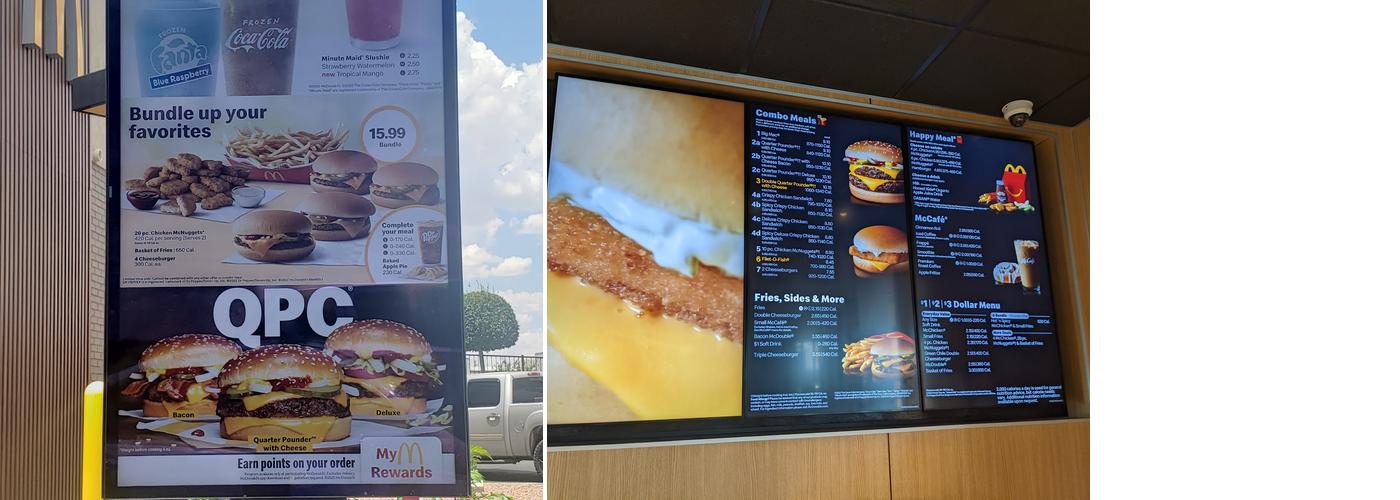 McDonald's Menu