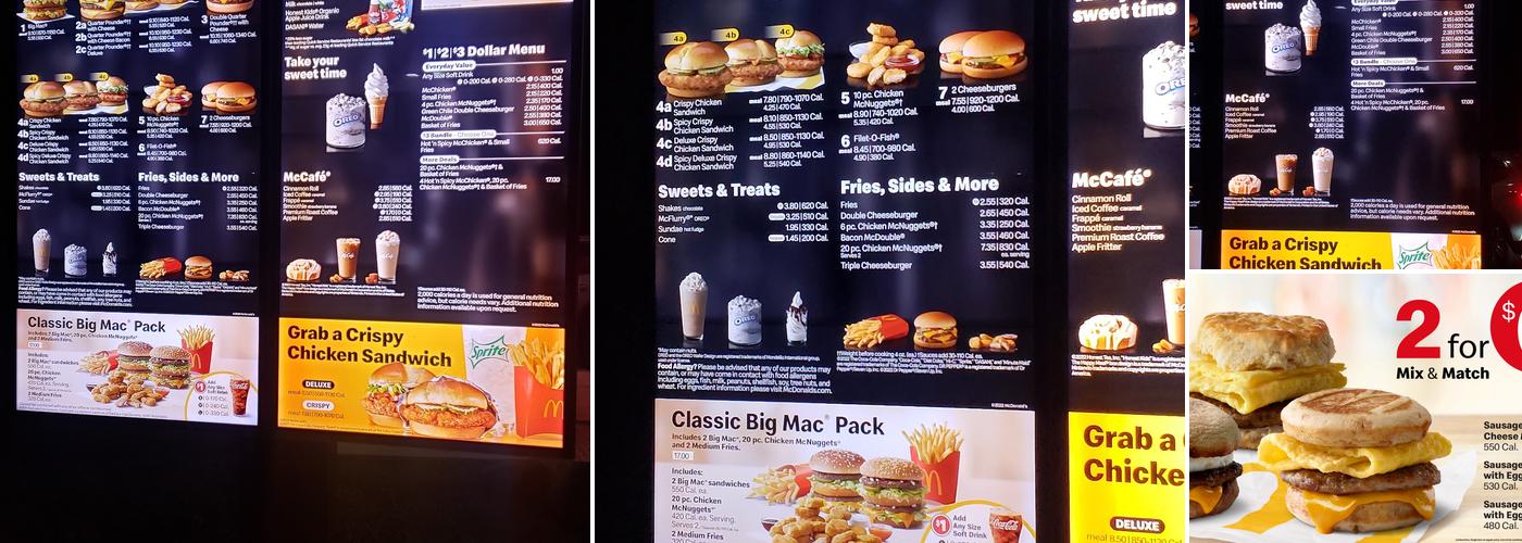 McDonald's Menu