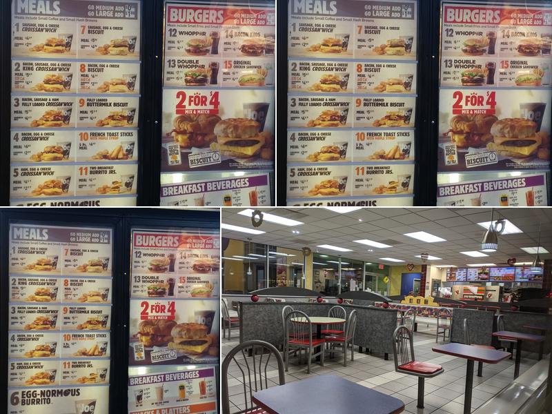 Burger King Menu