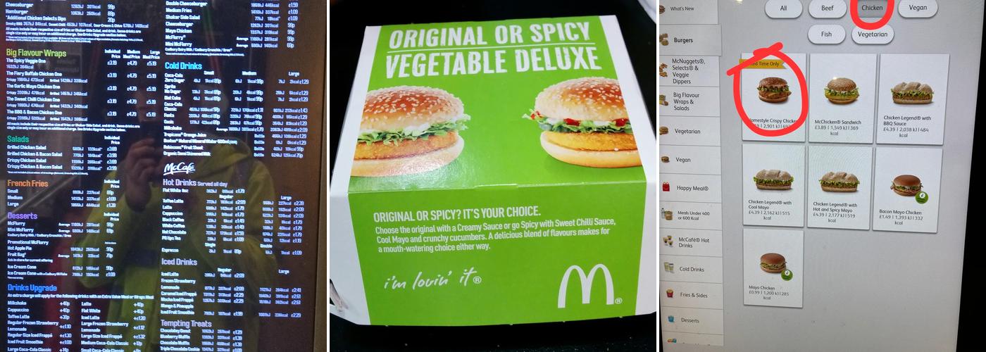 McDonald's Menu