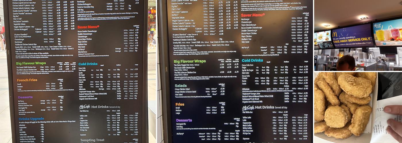 McDonald's Menu