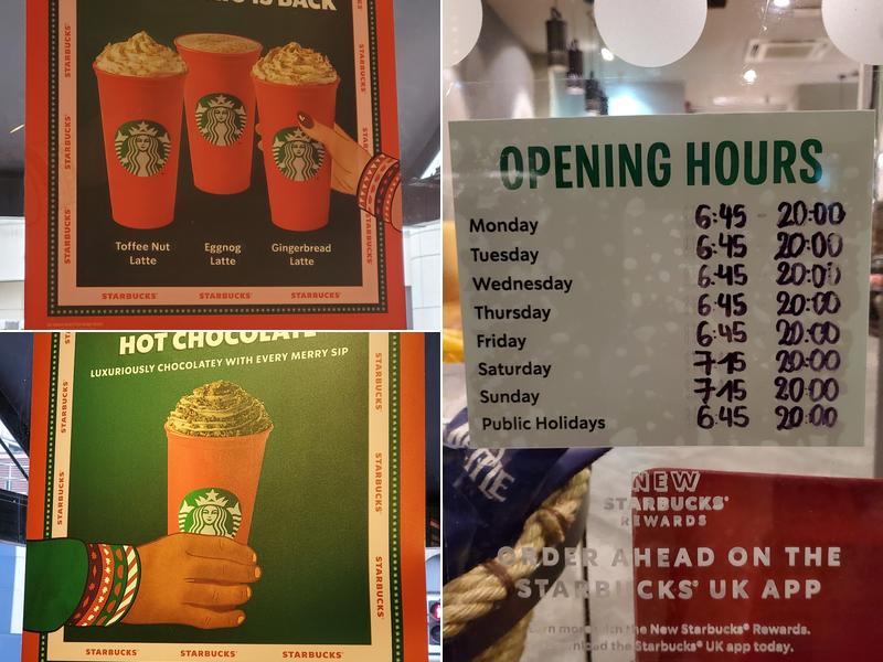 Starbucks Coffee Menu