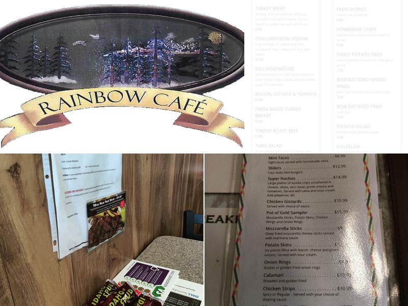 Rainbow Cafe Menu