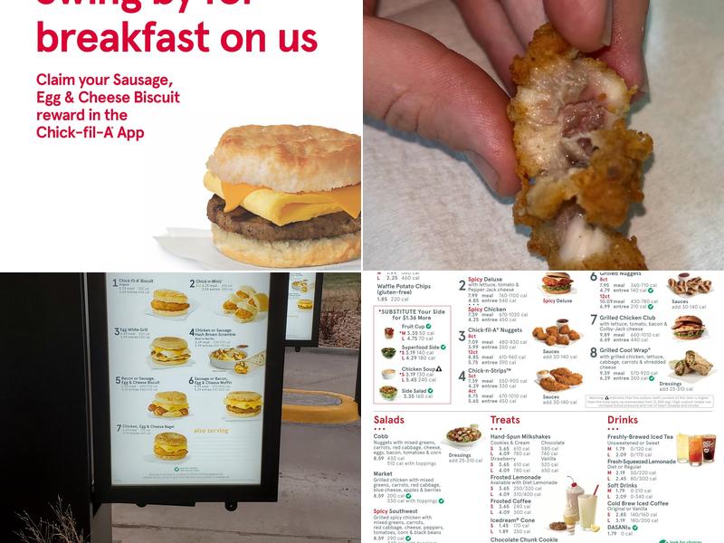 Chick-fil-A Menu