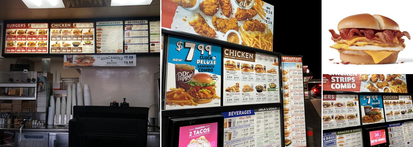 Jack in the Box Menu