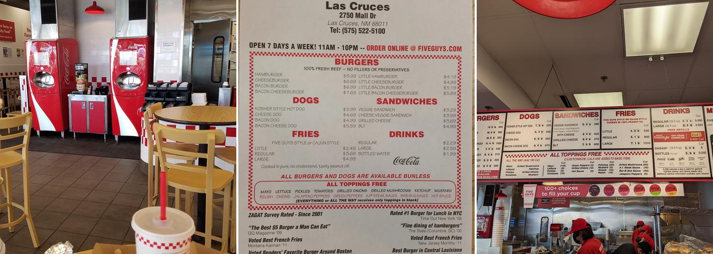 Five Guys Menu
