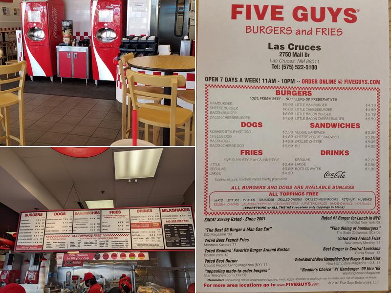 Five Guys Menu