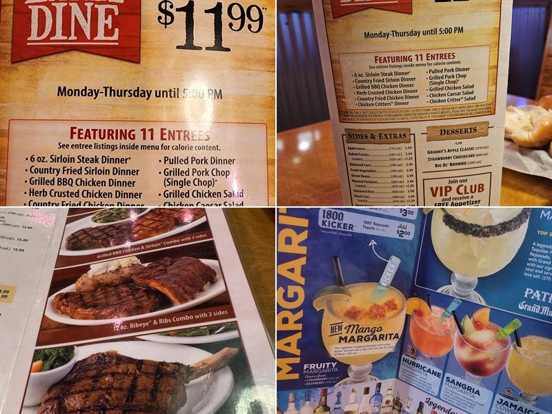 Texas Roadhouse Menu