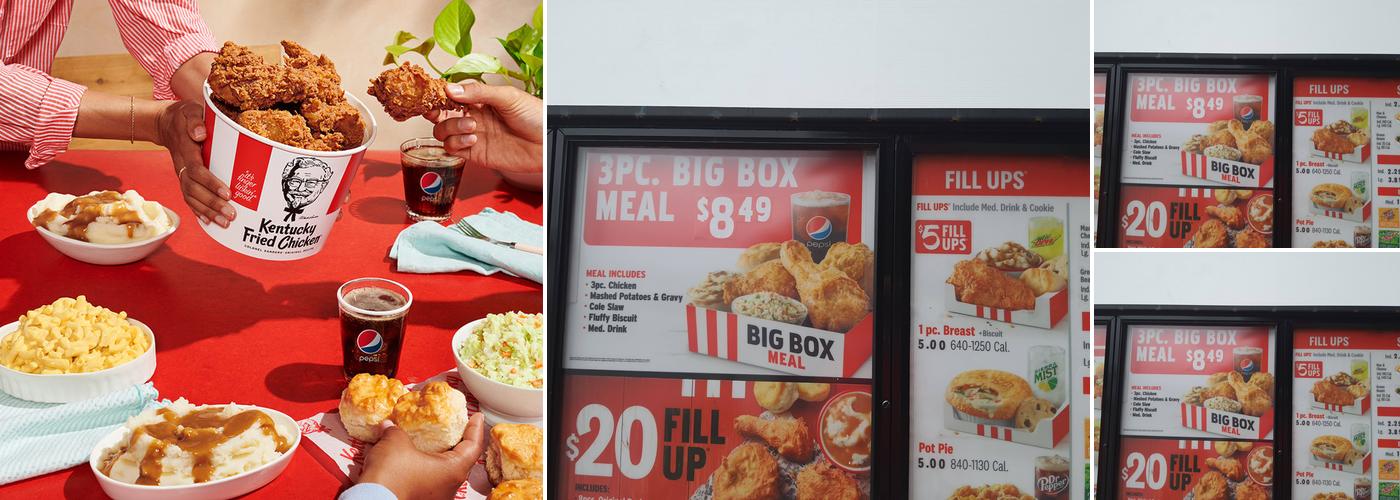 KFC Menu