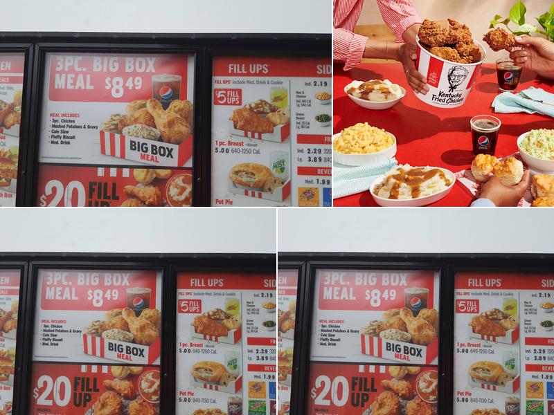 KFC Menu