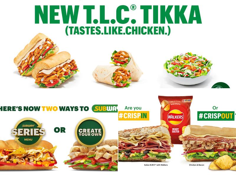 Subway Menu