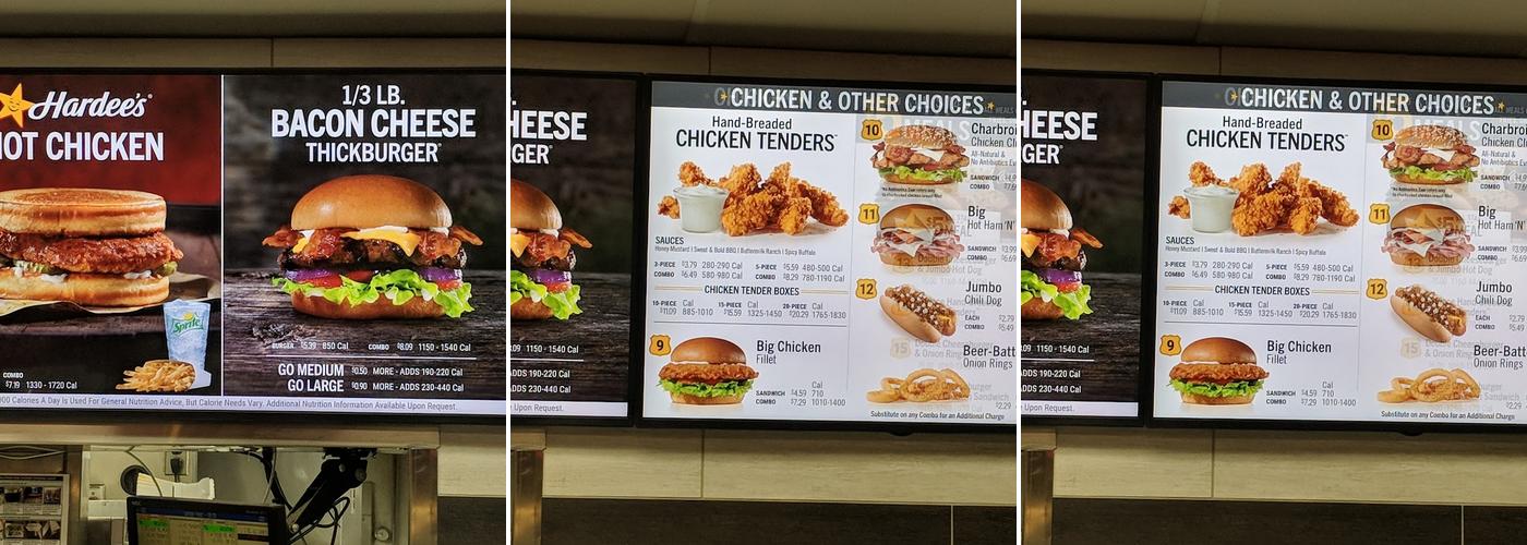 Hardee’s Menu