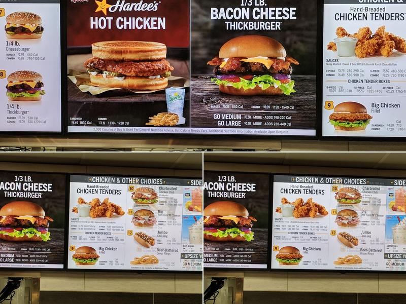 Hardee’s Menu