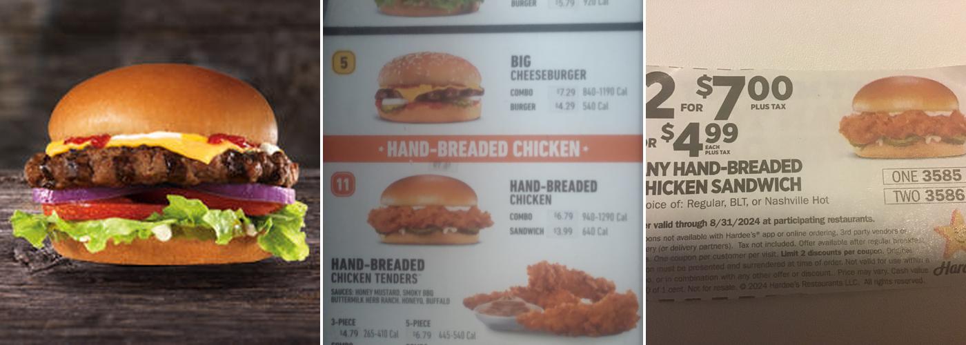 Hardee’s Menu