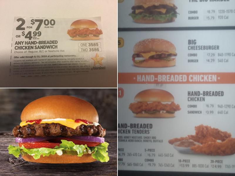 Hardee’s Menu