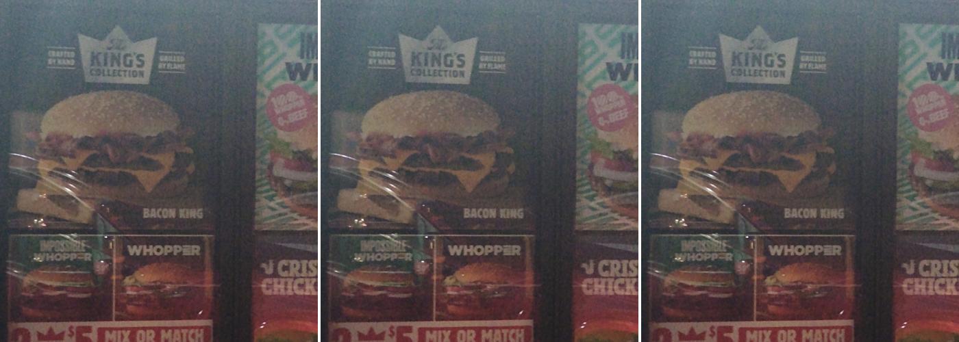 Burger King Menu