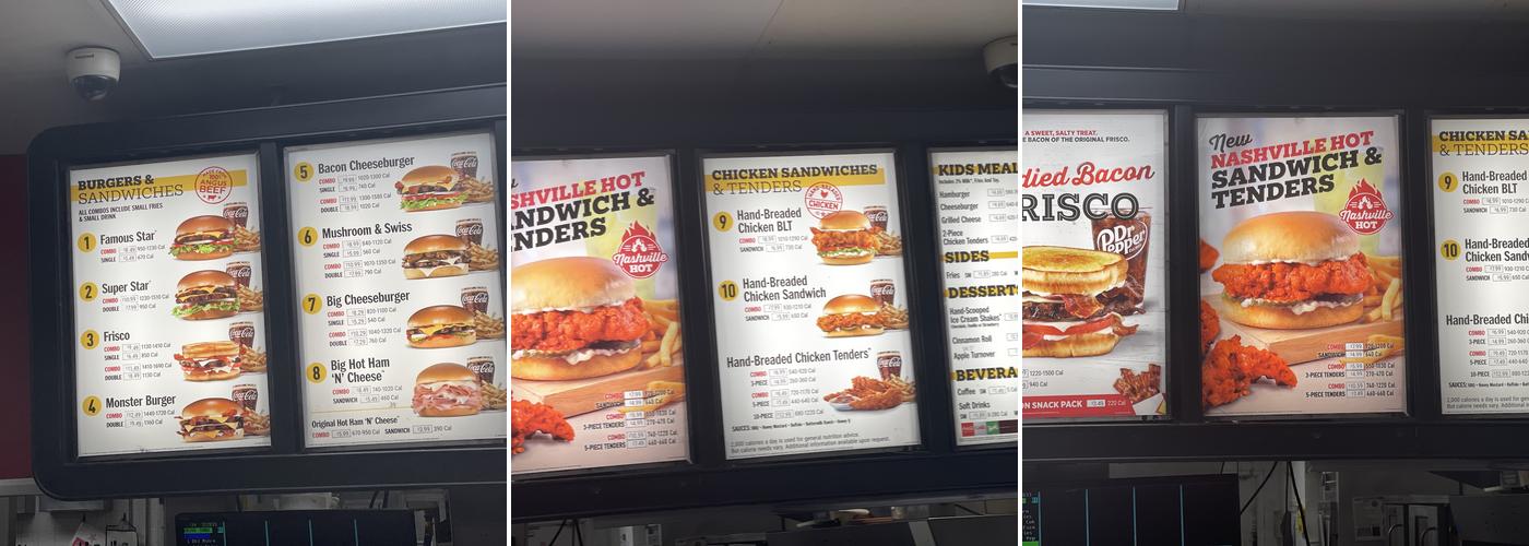 Hardee’s Menu