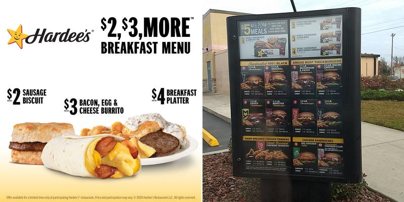 Hardee’s Menu