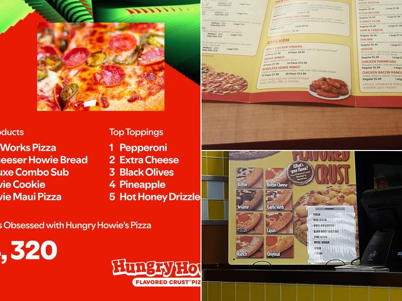 Hungry Howie's Pizza Menu