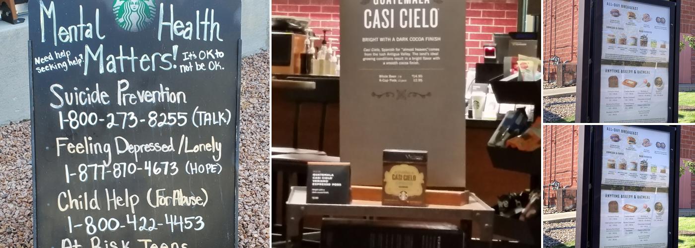 Starbucks Menu