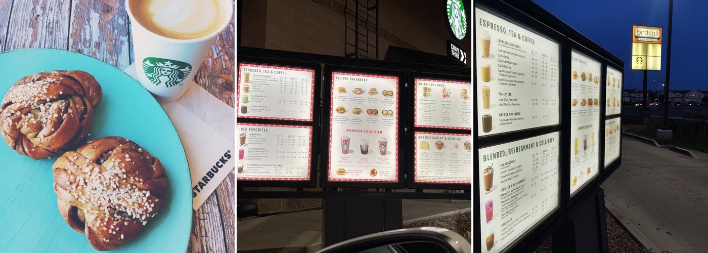 Starbucks Menu