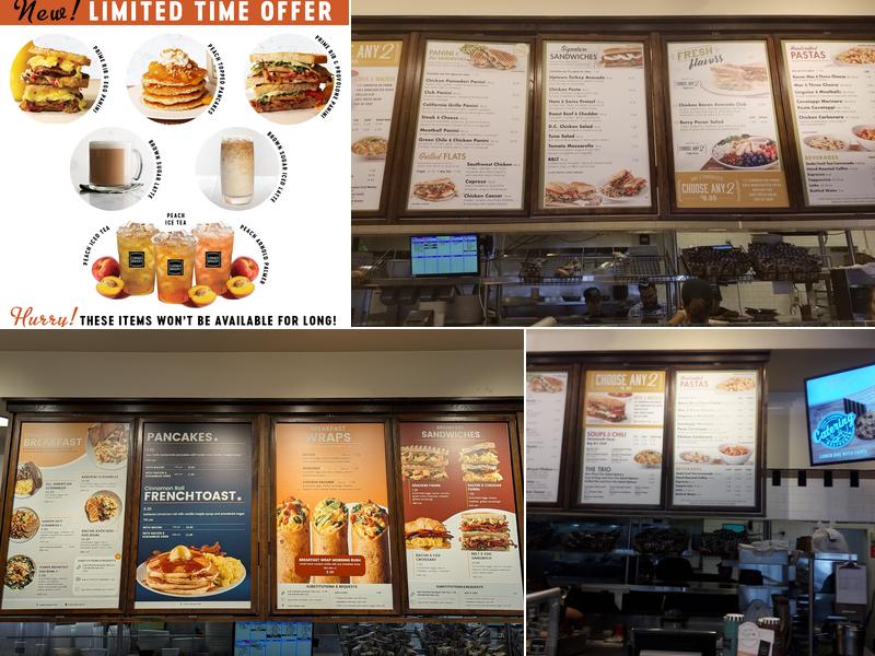 Corner Bakery Cafe Menu