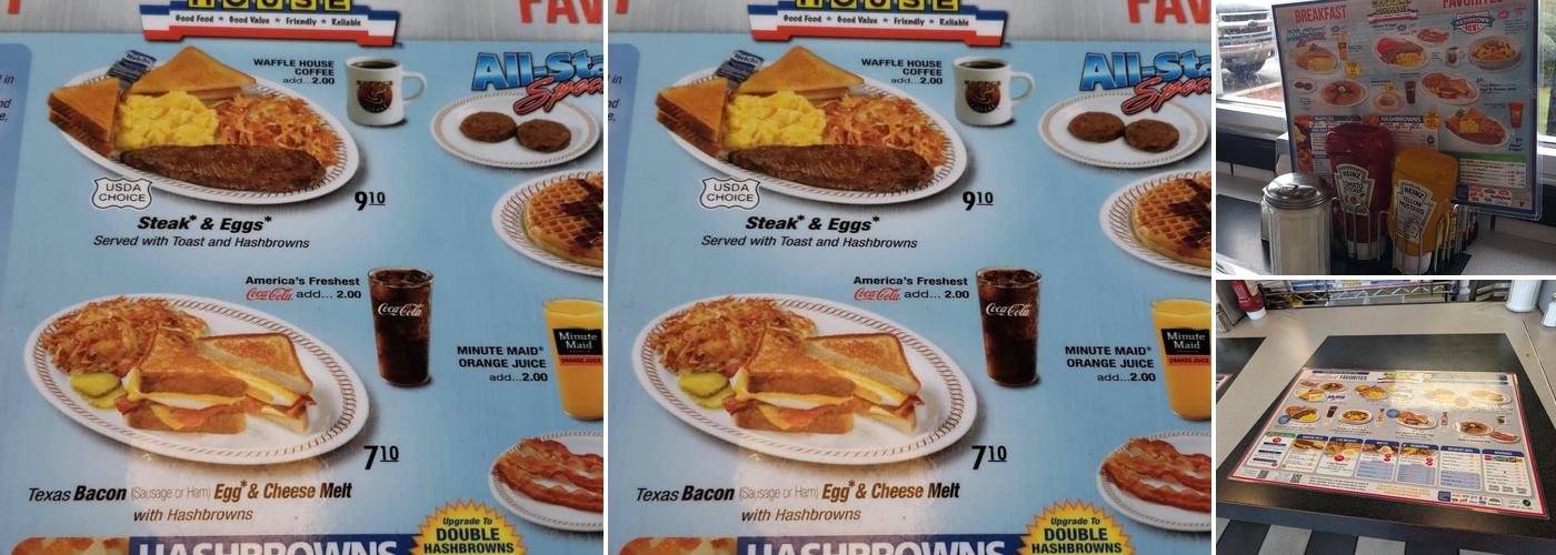 Waffle House Menu