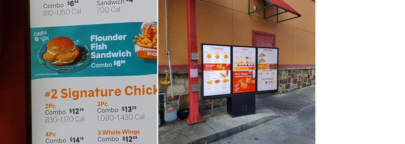 Popeyes Louisiana Kitchen Menu