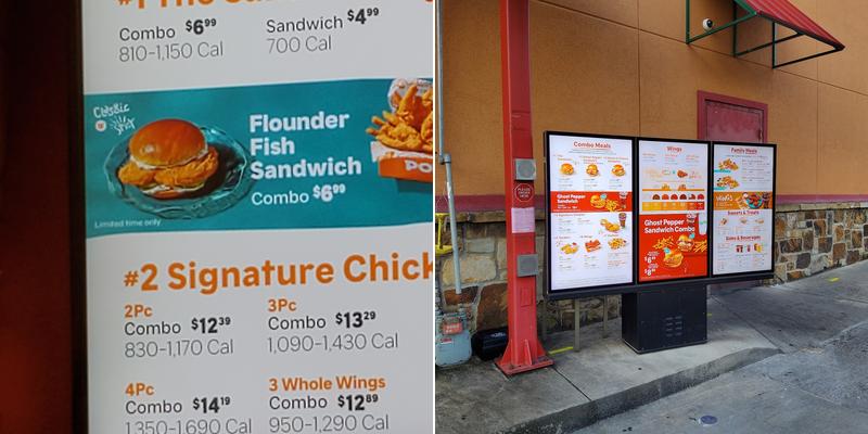 Popeyes Louisiana Kitchen Menu