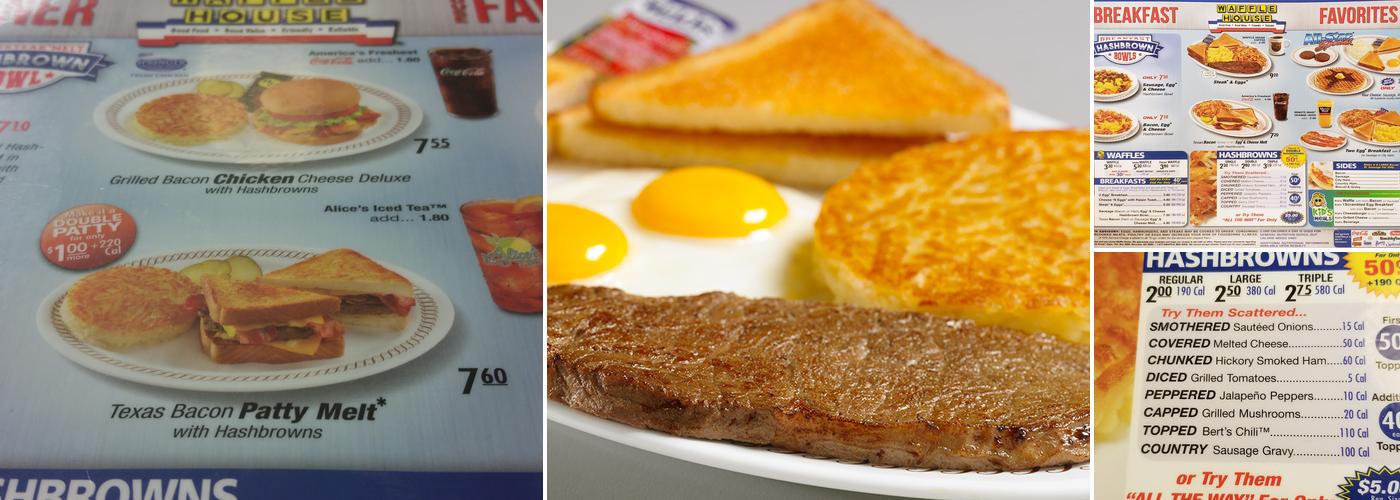 Waffle House Menu