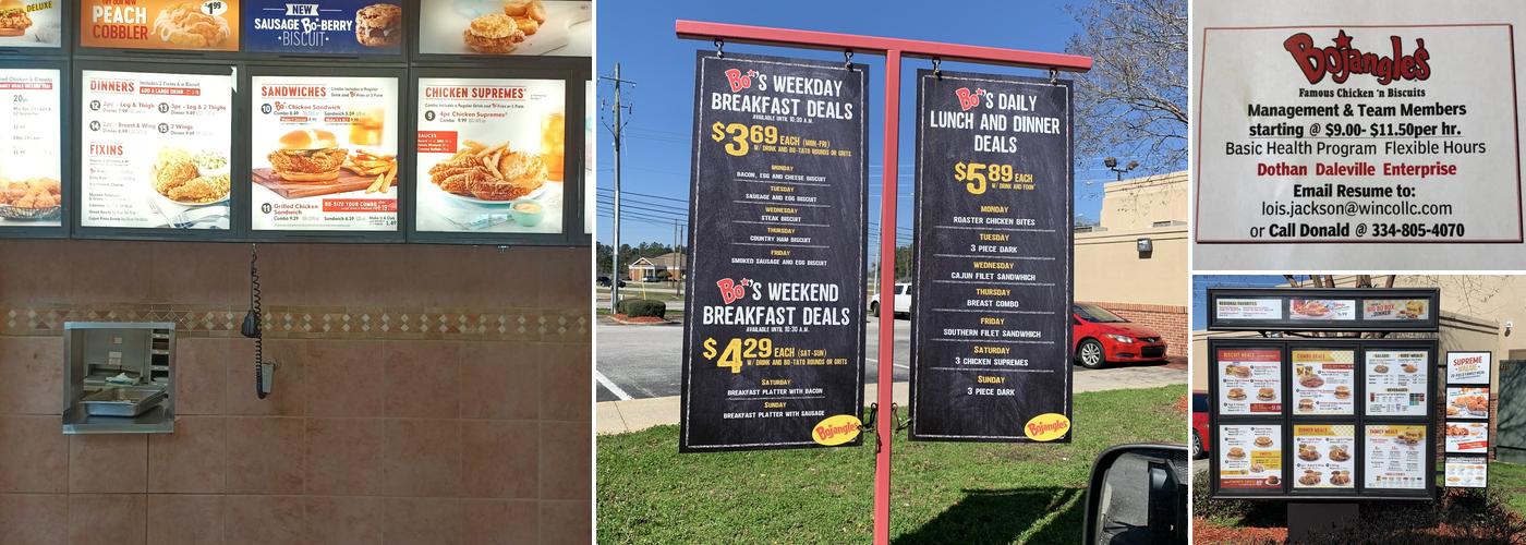 Bojangles Menu