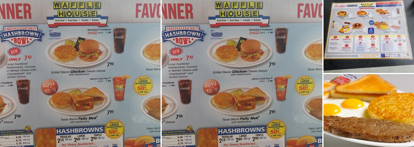 Waffle House Menu