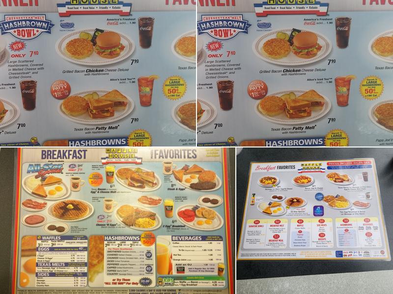 Waffle House Menu