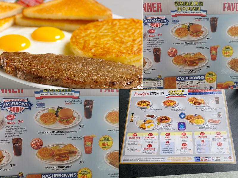 Waffle House Menu