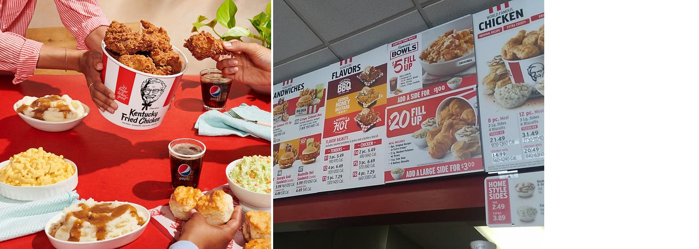 KFC Menu