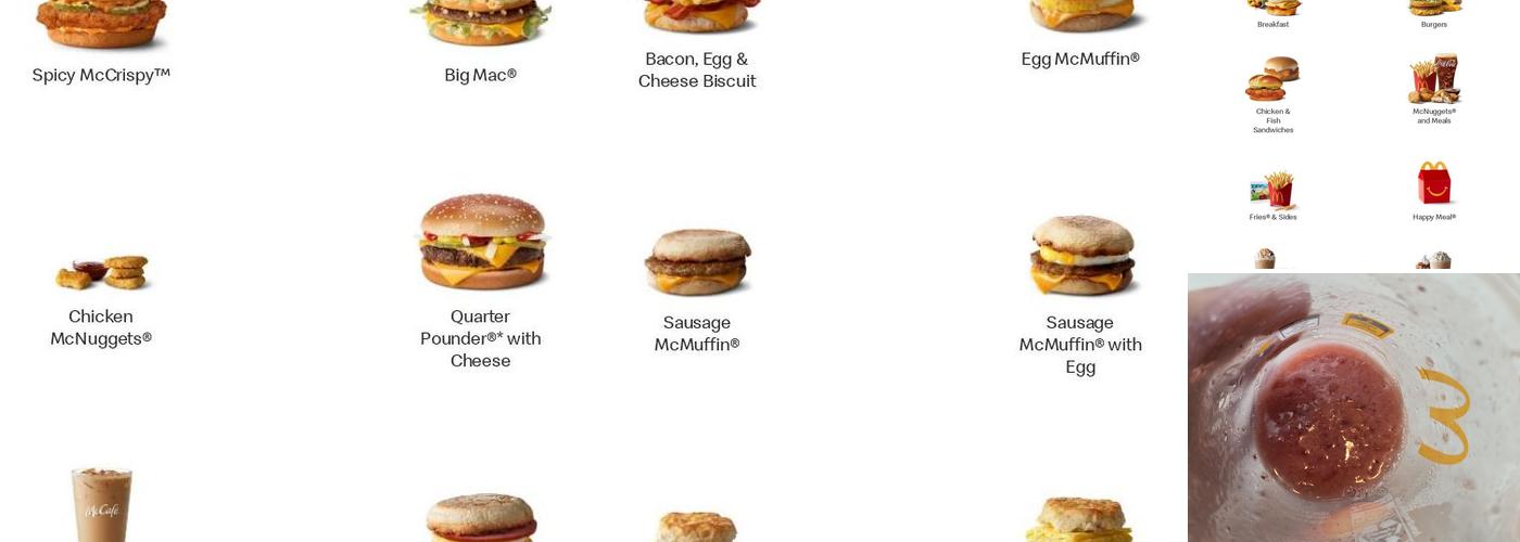 McDonald's Menu