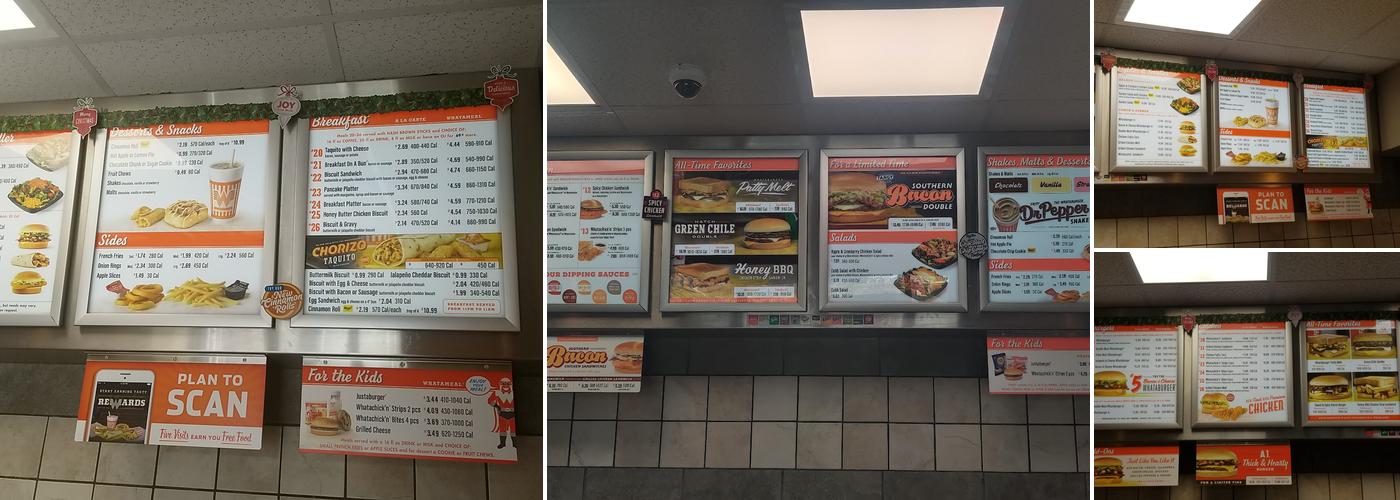 Whataburger Menu