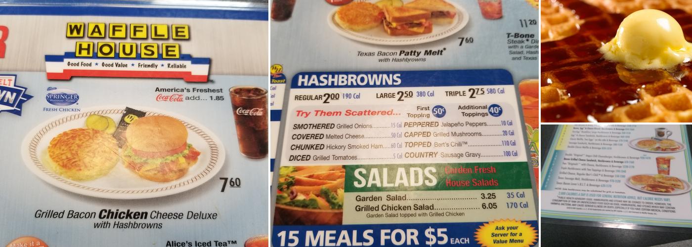 Waffle House Menu