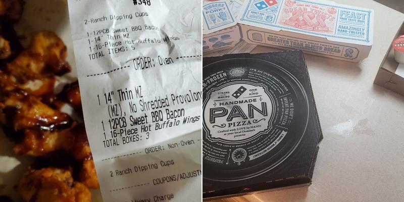 Domino's Pizza Menu
