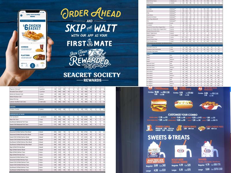 Long John Silver's | A&W Menu