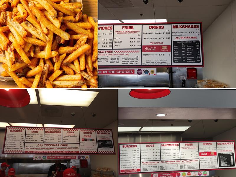 Five Guys Menu