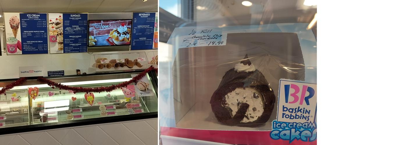 Baskin-Robbins Menu