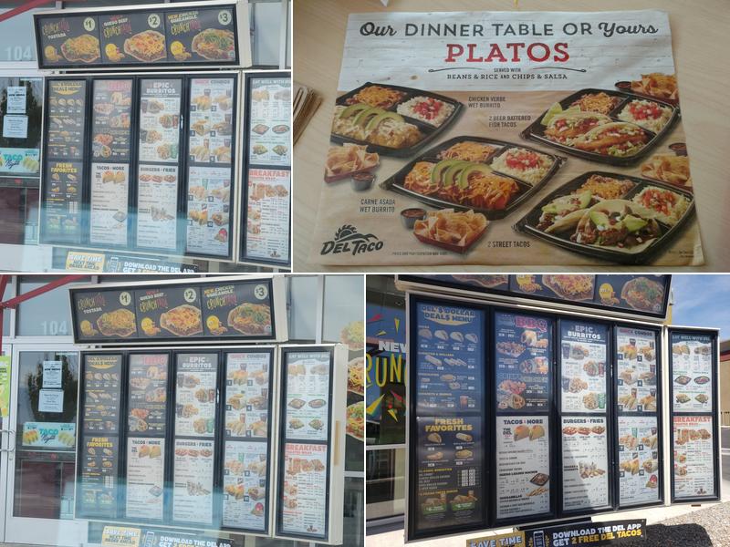 Del Taco Menu