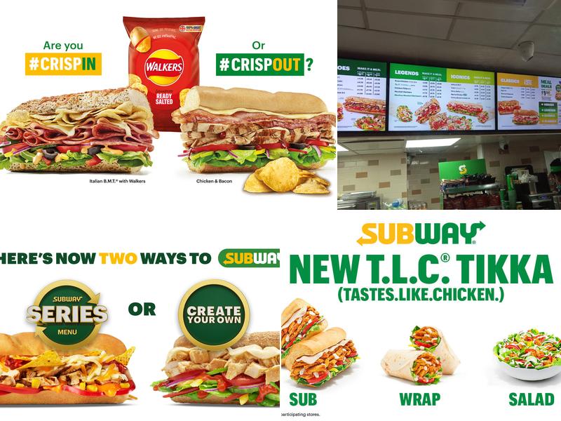 Subway Menu