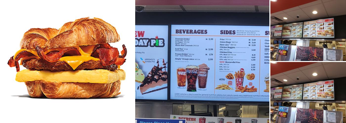 Burger King Menu