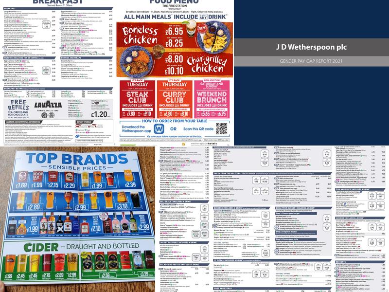 The Fire Station Menu