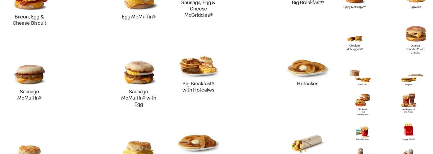 McDonald's Menu