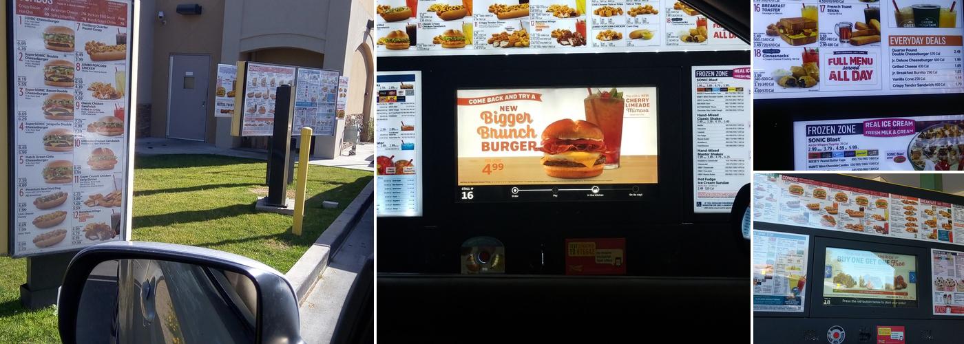 Sonic Drive-In Menu